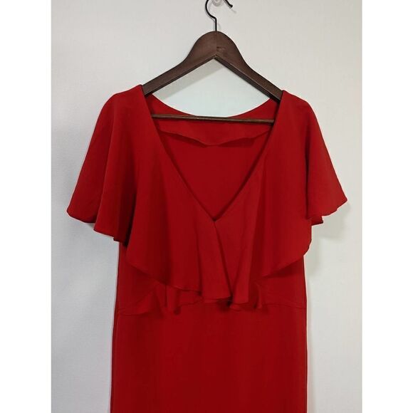 NWT Zara Basic Collection Red Dress - Picture 4 of 6